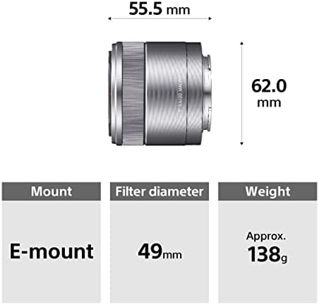 Sony SEL30M35 30mm f/3.5 Macro e-montagem lente fixa