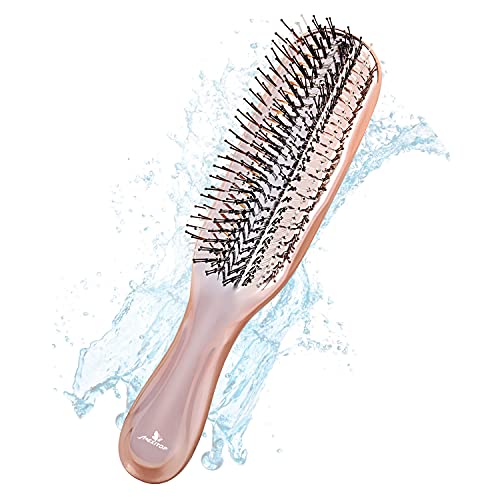 Escova de cabelos com cabeceira de couro cabeludo escova de shampoo, escova de couro cabeludo molhado e seco para mulheres e homens,