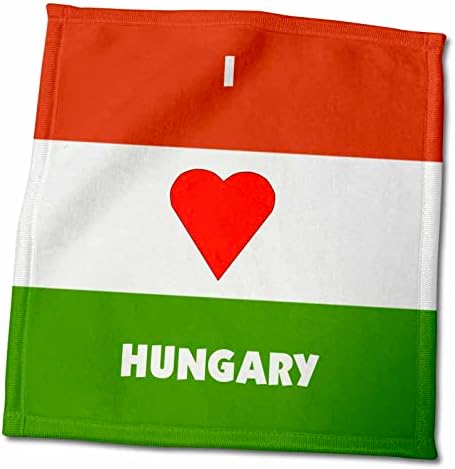 3drose Florene Décor II - Eu amo a Hungria - toalhas