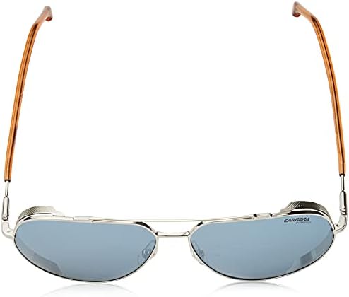 Óculos de sol Carrera Palladium - marrom transparente - cinza azul com lentes de efeito de espelho prateado