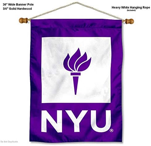 Violetas de Nova York Banner de dupla face e Banner de madeira Conjunto