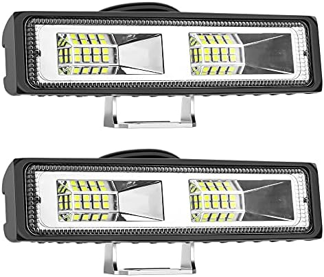 BARRA DE LUZ DE LEITO DE CAPUTA DE 6 POLENTE, AUBEAMTO 48W 10.000 LUMENS OFF ROAD LED LIDADAS DE NEPETA LUZES DE SUV DIA