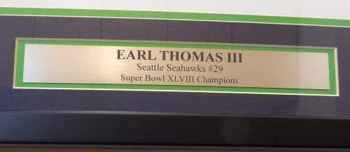 Seattle Seahawks Earl Thomas autografou autografou a camisa branca da Nike McS Holo Stock 130325 - Jerseys da NFL autografada