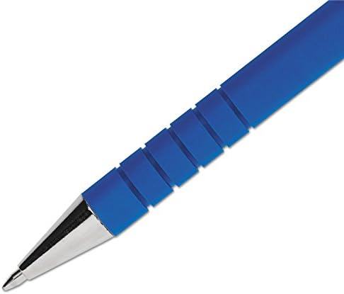 Paper Mate 9660131 FlexGrip Ultra Ballpo Ball Stick Pen, Blue Ink, Fine, Dozen