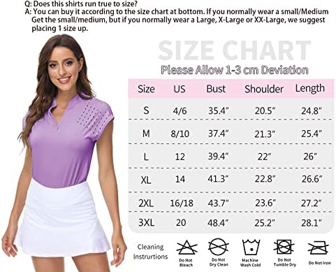 Dotin feminino 2 pacote camisas de pólo de golfe