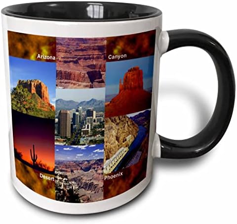 3drose Sandy Mertens Arizona - Arizona Landscape Collage - Canecas