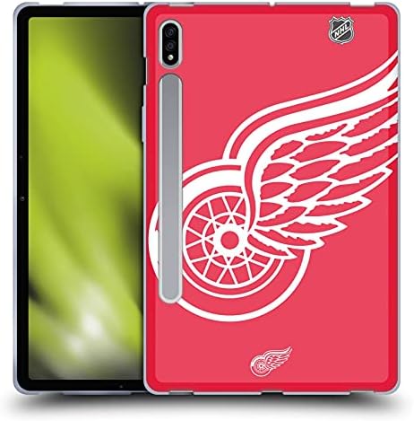 Projetos de capa principal licenciados oficialmente a NHL de grandes dimensões Detroit Red Wings Soft Gel Case Compatível