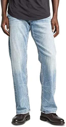 Silver Jeans Co. Zac masculino Relaxed Fit Legal Jean - Legacy