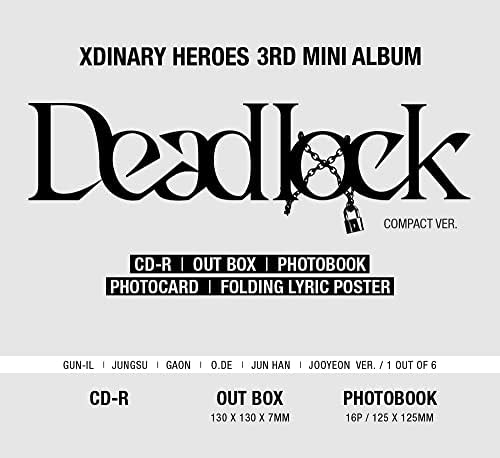 XDINARY HEROUS - 3º Mini Álbum Deadlock Compact Edition CD