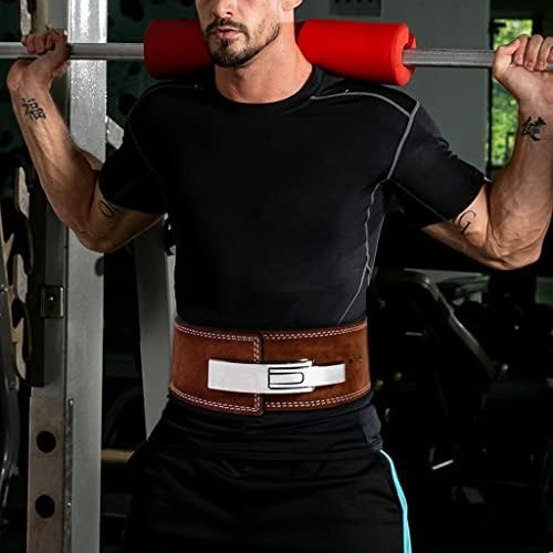 Correias de peso Powerlifting Cinturão de fitness, suporte lombar de 10 mm de espessura de 4 polegadas, treinamento