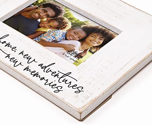P. Graham Dunn New Home Adventures Memories Whitewashed 10 x 7,75 Fir Wood Combattop Photo Frame