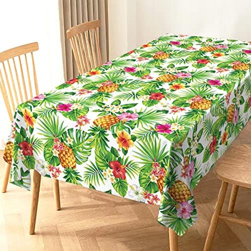 Heyfary Hawaii Tropical Pineapple Tochoth Summer Aloha Luau Party Decoration Palm Leaf Flower Home Cozinha de jantar