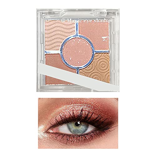 Guolarizi Eye Shadow Disc Flash FASH FÁCIL para estudantes iniciantes para colorir a prova d'água não é fácil de soltar