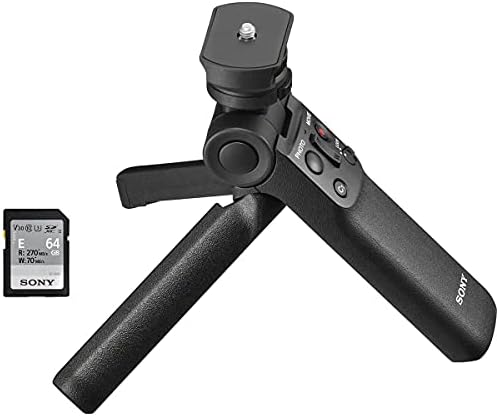 Câmera Sony ZV-E10 sem espelho com lente de 16 a 50 mm, pacote branco com kit de vlogger accvc1, cartão de memória, mochila, 2
