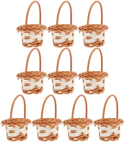 Besportble decoração de casa decoração de casa decoração de casa plástico lanche recipientes mini cestas penduradas- cestas de armazenamento diy cestas