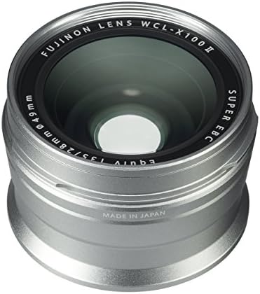 Fujifilm Fujinon Lens de conversão larga para câmera da série x100, prata
