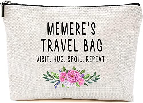 Meme Travel Bag - Meme Gift - Grandma Makeup Bag - Meme de presente de aniversário - Presente do dia da mãe - Bolsa de cosméticos