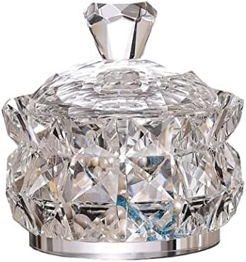 Caixa de cristal K9 Yalych K9 com tampa de tampa artesanal Caixa de vidro em forma de diamante transparente para mulheres meninas. Jóias de joias Organizador de joias de presente