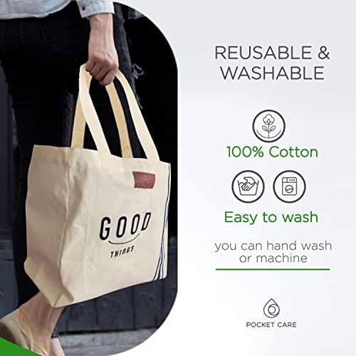 Cuidado com bolso | Bolsa reutilizável - sacolas grandes de supermercado | Tote com 6 mangas | Sacola com bolsos e