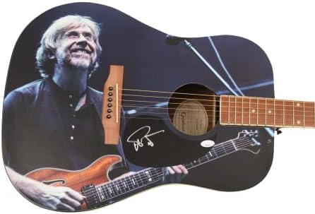 Trey Anastasio assinou o autógrafo em tamanho real personalizado único de um tipo 1/1 Gibson Epiphone Guitar Guitar BB com James