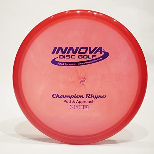 Innova Rhyno Rancho Molde Putter & Approach Golf Disc, Pick Weight/Color [Carimbo e cor exata pode variar] Red 167-169