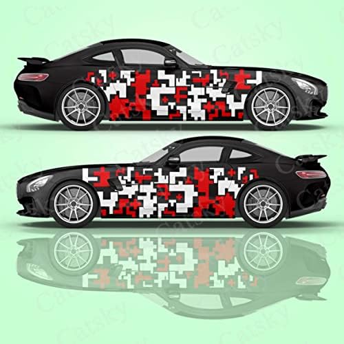 Adesivos de vinil de camuflagem adesivos de decalques adesivos de carro camuflados decalques e gráficos do carro, tamanho universal