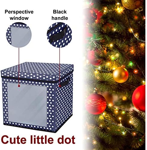 Caixa de armazenamento de bola de natal Anncus Oxford Material Material Bolsa de Armazenamento de Presente de Natal 36 Grid Caixa de Armazenamento de Bola de Natal -