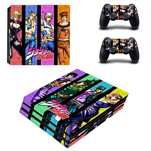 Para PS4 Normal - Anime Manga JoJo's JOTARO DIO Bizarre Adventure Drácula PS4 ou Ps5 Skin Stick para PlayStation 4 ou 5 Console