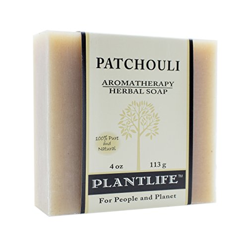 Sabão de barra Patchouli Patchouli - Soofamento hidratante e calmante para a pele - criada à mão usando ingredientes à base