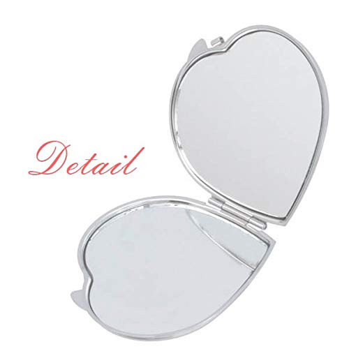 Cultura Yin-yang Flor redonda Design espelho Greatificação portátil portátil maquiagem de bolso