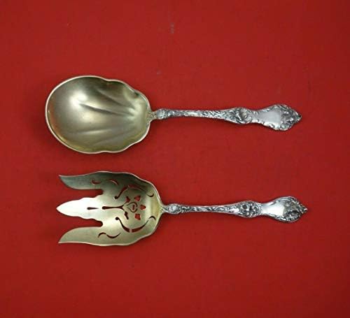 Les Cinq Fleurs de Reed e Barton Sterling Silver Salad Seting Sett 2PC GW 9