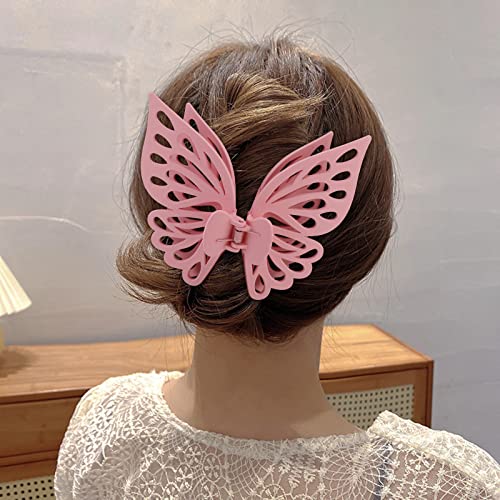 Yission 2pcs grandes clipes de cabelo de borboleta para mulheres clipes de garra de cabelo grandes para cabelos finos grossos