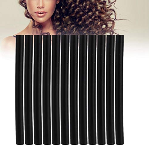 12pcs Extensões de cabelo profissionais paus, ferramenta de estilo de cabelo de cabelo de bigina cola de cola de cola