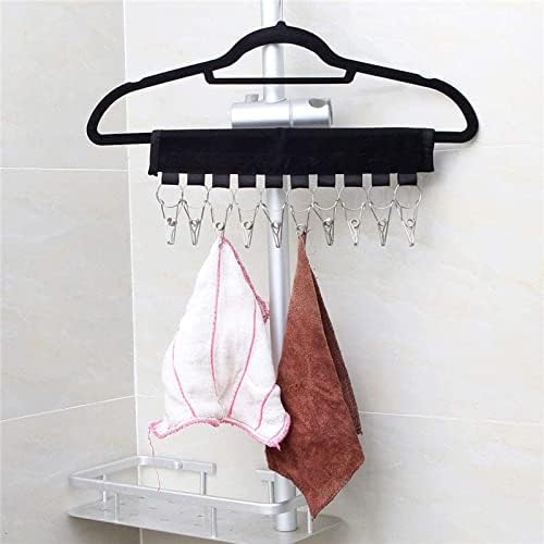 Cabides de organizador de chapéu para armário 10 clipes Cap hanger chat rack para bonés de beisebol clipes de armazenamento de chapéu para chapéus roupas de roupa de baixo meias ou toalhas de toalhas a granel