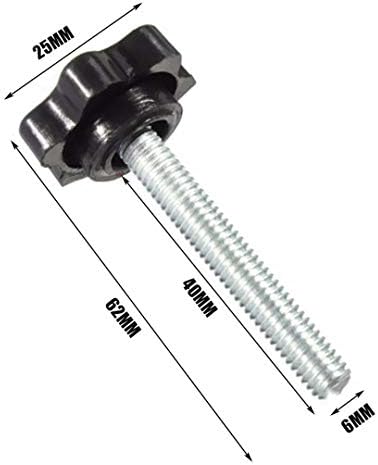 Parafuso 5pcs/pacote m640mm comprimento de rosca de plástico em forma de estadora parafusos de metal parafusos de metal