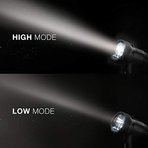 Energizer LED Recarregável Spotlight Pro-600, Ipx4 Light Spot Resister Spot, lanterna ultra brilhante para trabalho, ao ar livre, falta de energia de emergência