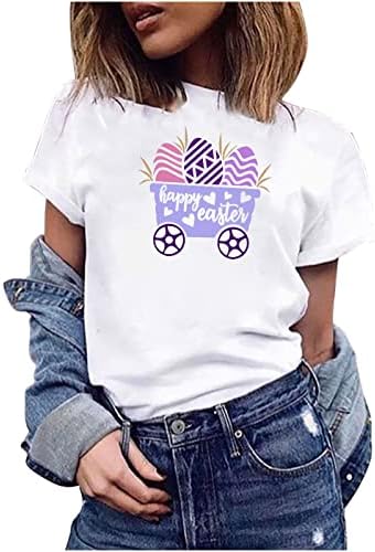 Mulheres Tshirt Manga curta Crewneck Graphic Loose Fit Kawaii Animal Fantas