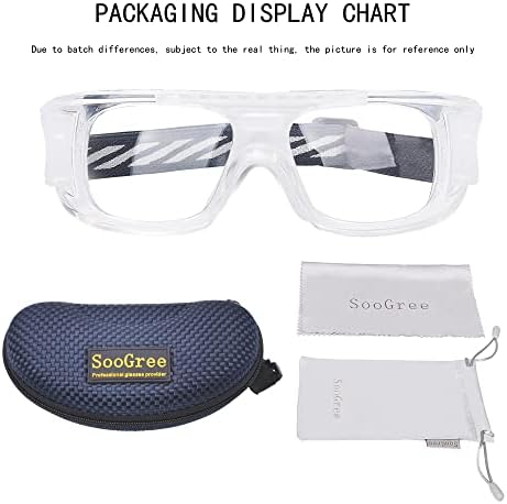 Soogree Sport Glass for Men Momen Basketball Futebol Futebol Esporte Óculos Anti Fog Shock Collision Vicultos vestíveis