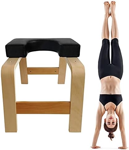 ZYHHDP Solid Wooden Portable Yoga Cadeira de Balanceamento Cadeira de Treinamento de Treinamento Cadeira de Fitness Stand Yoga Cadeira para família, Ginásio