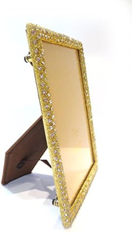 TIZO 5 x 7 elegante moldura de jóias de ouro, feita na Itália