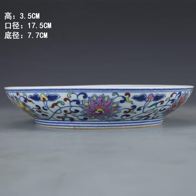 Czdyuf Ceramic Plate Antique Porcelana Coleção da sala de estar porcecelada doméstica decoração artesanato criativo