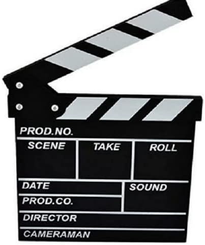 ZMGMSMH Wooden Rlapboard Diretor Filme Filme Cut Action Scene Slateboard Clapper Board Slate