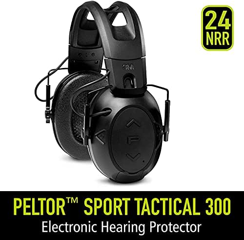 3M de tampões de ouvido descartáveis, 32 nrr, 80 pares e Peltor Sport Tac 300