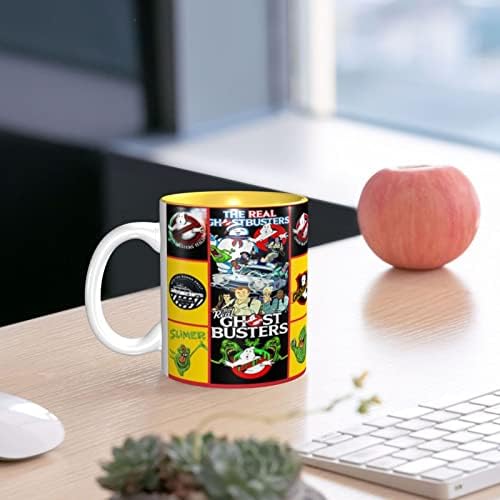 Meshkiacle Ghost-Busters canecas canecas de café 12 oz caneca de chá para sopa, cacau quente, xícaras de chá engraçadas