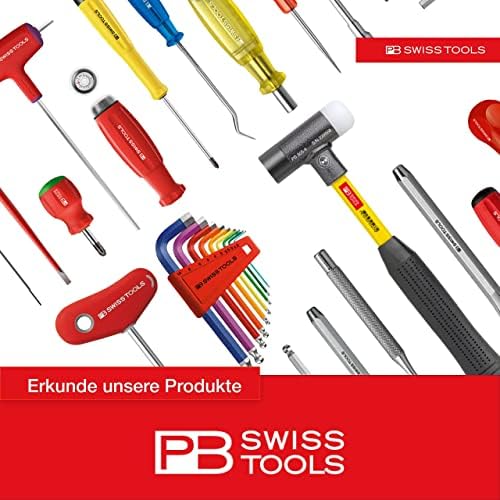 PB Swiss Tools - Hammer de aço de engenheiro combinado com a inserção de plástico como um martelo de deadwow de rosto macio,
