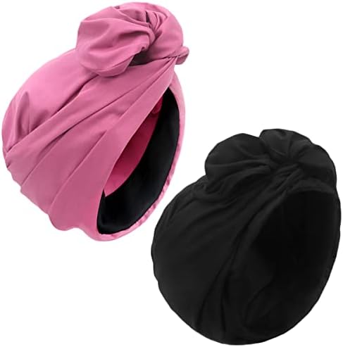 Danmy Women Turbans Headwraps Bonnet Turban Knot Feanie Cap Headwrap Hat, turbante DIY para mulheres