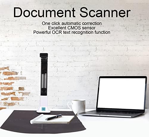 Scanner de documentos, 8 milhões de pixels de scanner de livros, câmera de documento de documentos de foco automático, calibração automática, reconhecimento de texto OCR