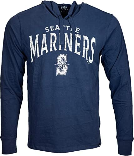 '47 Seattle Mariners Atlas Blue Tourppial Franklin Hoodie