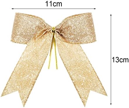 Sumind 36 peças Glitter Trecha arco twist twist gravata arcos para tratar sacos embrulhando cesto de casamento chá de bebê aniversário