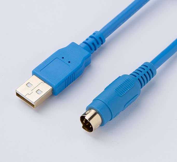 Aplicável TSXPCX3030-C PLC PROGRAMAÇÃO Upload e baixar dados Cable Blue Gold-Plated 3M